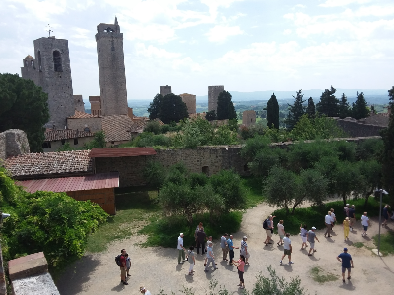 San Gemignano Blick von der Festung