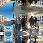 Vaporetto in Venedig - Collage1