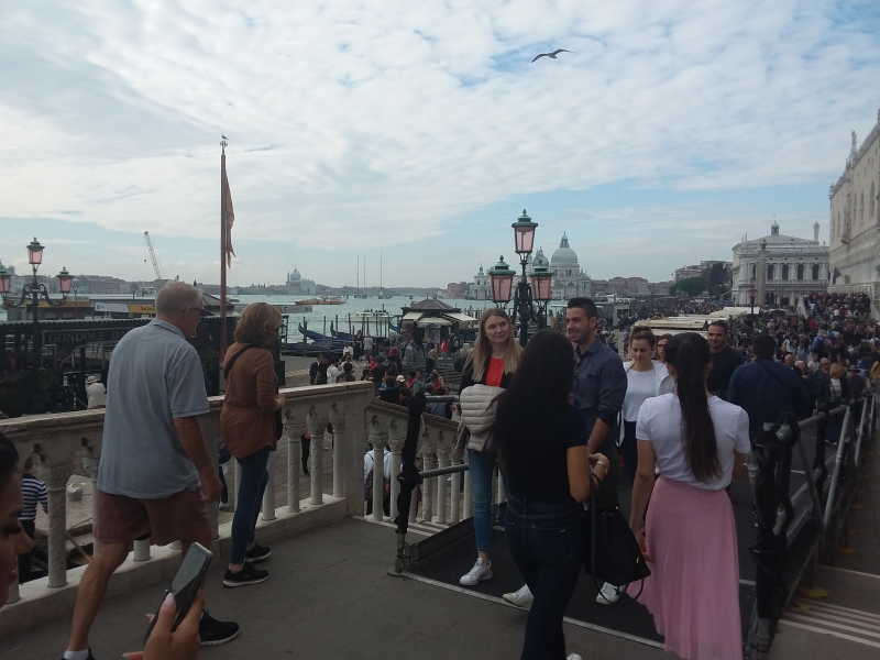 Besucher in Venedig