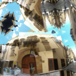 enge Gassen in Trapani -Collage